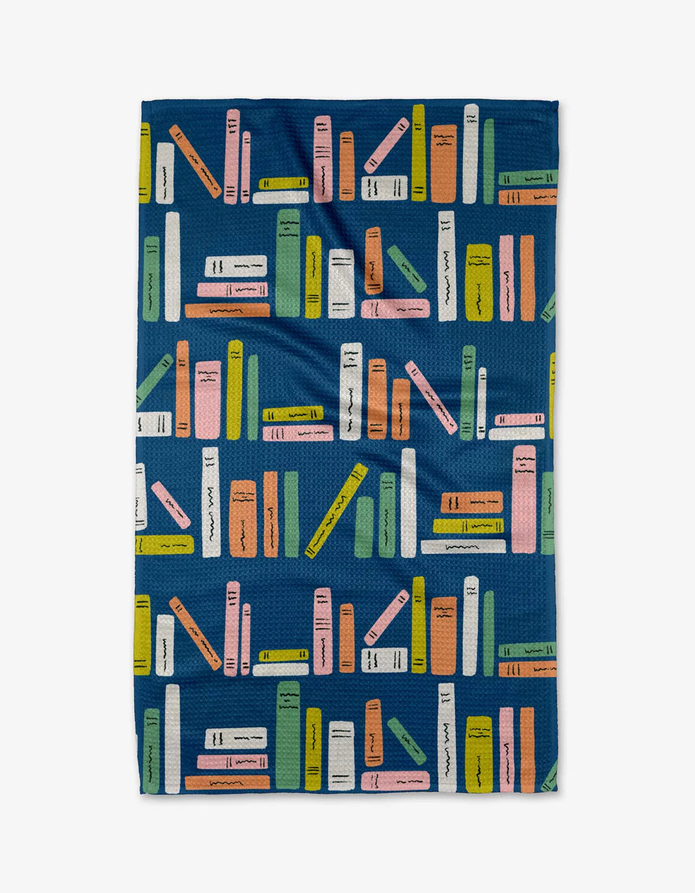 Bookish Stripes Tea Towel Geometry
