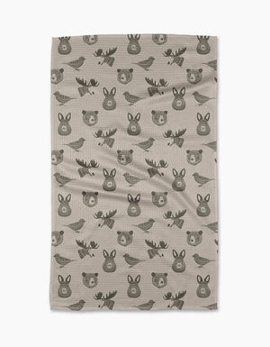 Forest Animals Tea Towel
