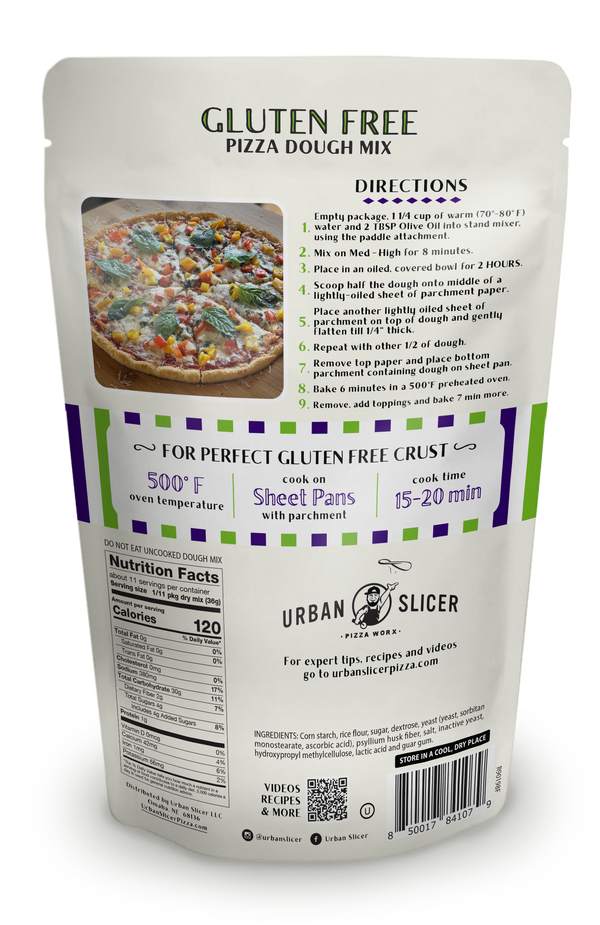 Urban Slicer Gluten Free Pizza Dough Mix