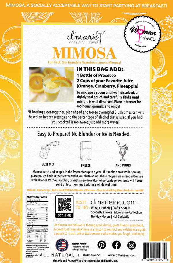Mimosa Cocktail - Ready-To-Freeze Cocktail