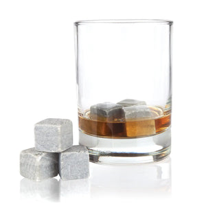 Glacier Rocks Soapstone Whiskey Chilling Cubes Set of 6