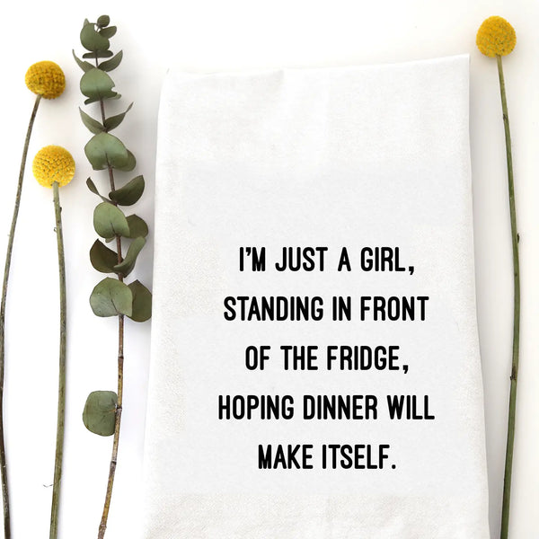 Just A Girl - Tea Towel