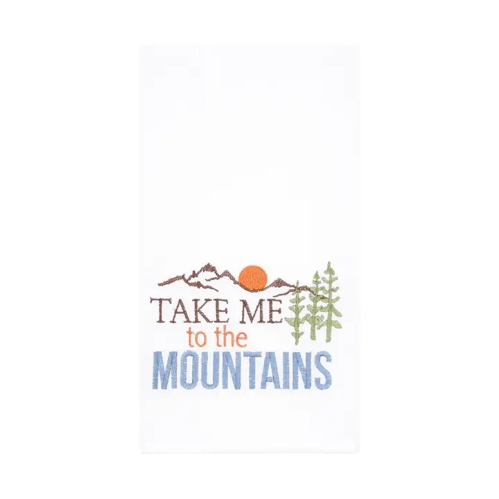 Take Me To the Mountains Kitchen Towel