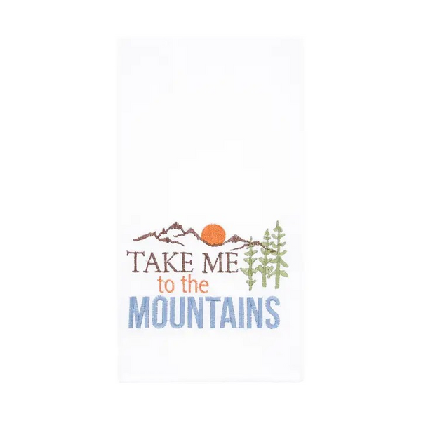 Take Me To the Mountains Kitchen Towel