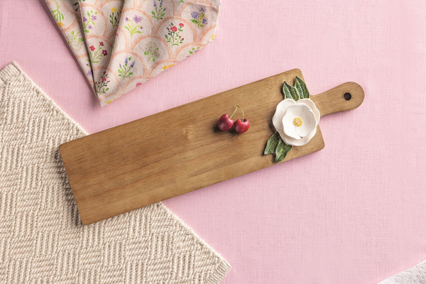 Blossom Paddle Serving Board