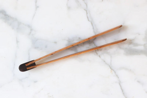 German Walnut Barbecue Tongs