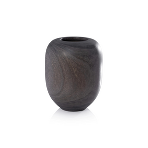 Sylva Sculpted Wood Statement Vase - Choose from 2 Sizes