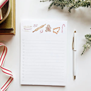 Christmas Checklist Notepad - Christmas Sweets