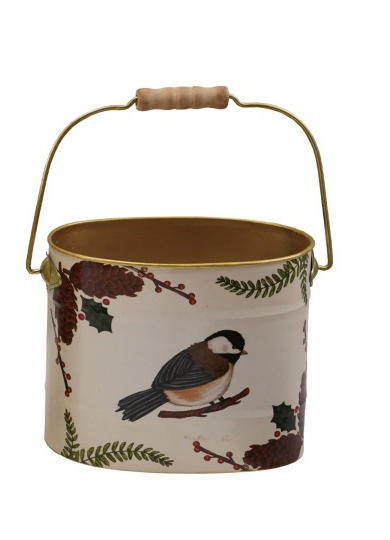 Painted Iron Woodland Bucket - Small, Medium or Large