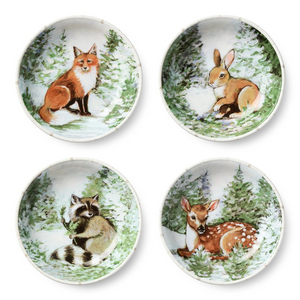 Winter Cabin Soup Bowl - Choose Your Favorite Woodland Creature