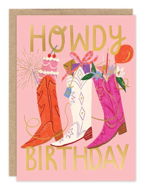 Howdy Birthday Card