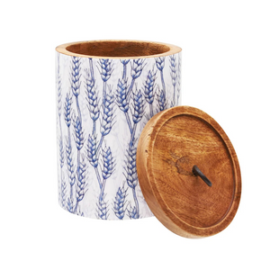 Blue Ridge Mango Wood Canister - Choose from Large or Small
