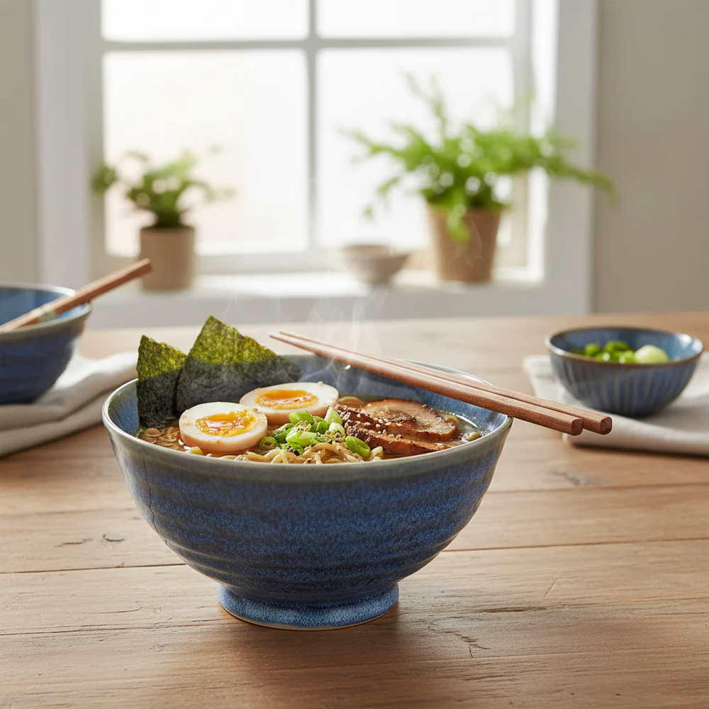 Akira Noodle Bowl - Choose from Blue or Taupe