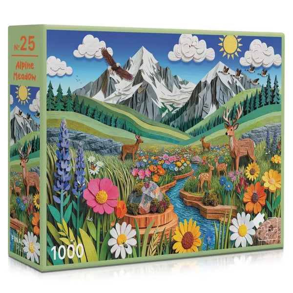 "In The Mountains" Final Piece Puzzles - 4 Styles to Choose From