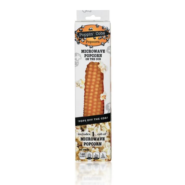 Poppin' Cobs- Popcorn on The Cob - Several Flavors to Choose From