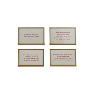 Holiday Verse Gilded Frame - 4 Styles to Choose From