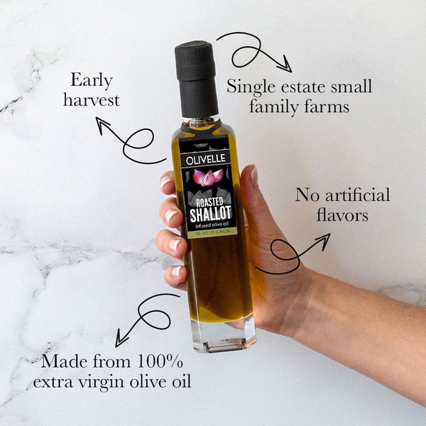 Roasted Shallot Infused Olive Oil by Olivelle