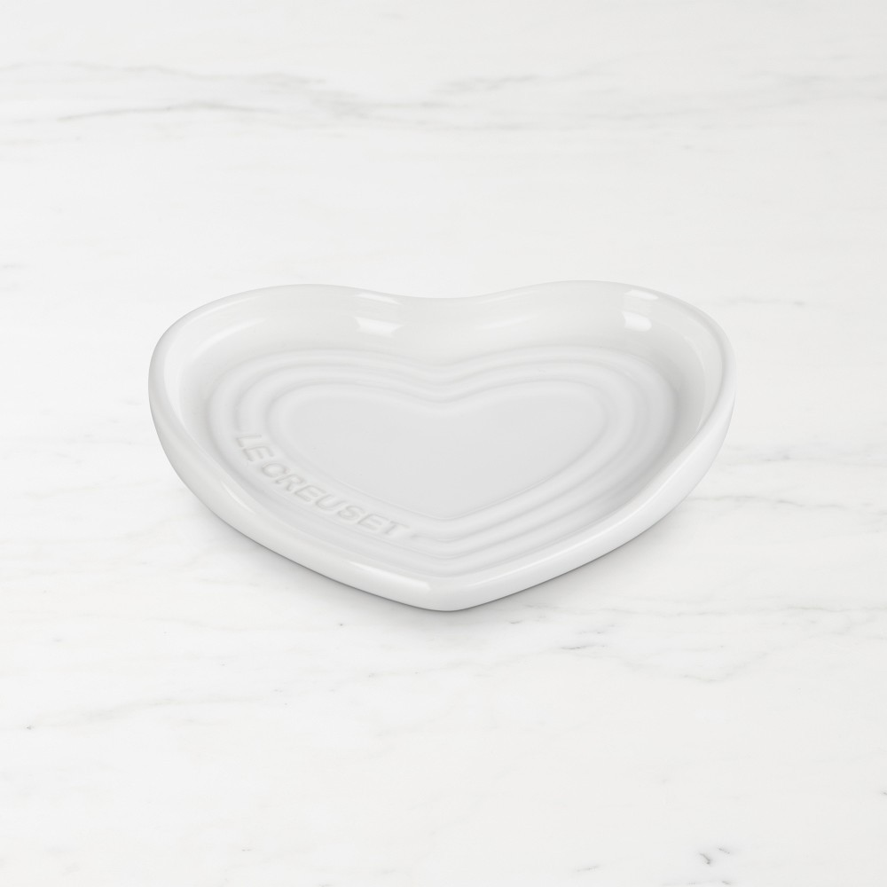 Le Creuset Heart Spoon Rest - White