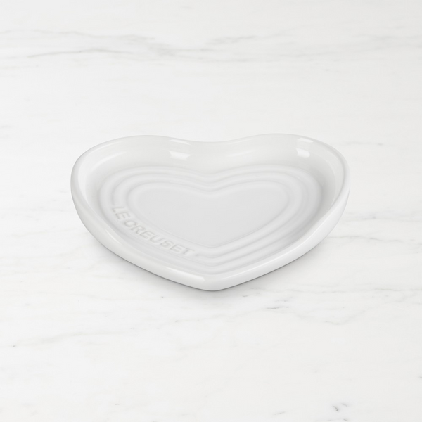 Le Creuset Heart Spoon Rest - White