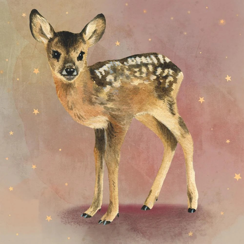 Woodland Deer (Evelyn) Beverage Napkins
