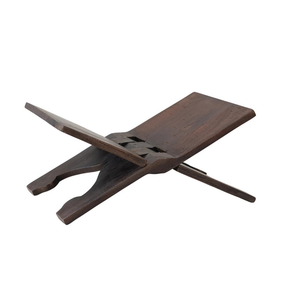 Vintage Reclaimed Wood Recipe Book Holder