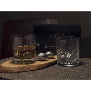 Football Shaped Stainless Steel Whiskey Stones Set of 6