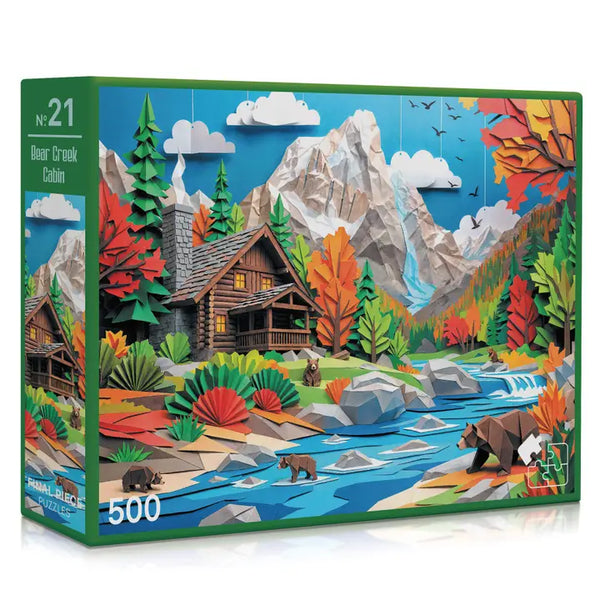 "In The Mountains" Final Piece Puzzles - 4 Styles to Choose From