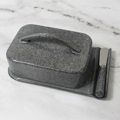 Porcelain Mess-Free Butter Dish w/ Matching Spreader-3 Color Choices