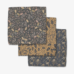 Fall Line of Dishcloths by Geometry Set of 3 - Choose From Several Styles