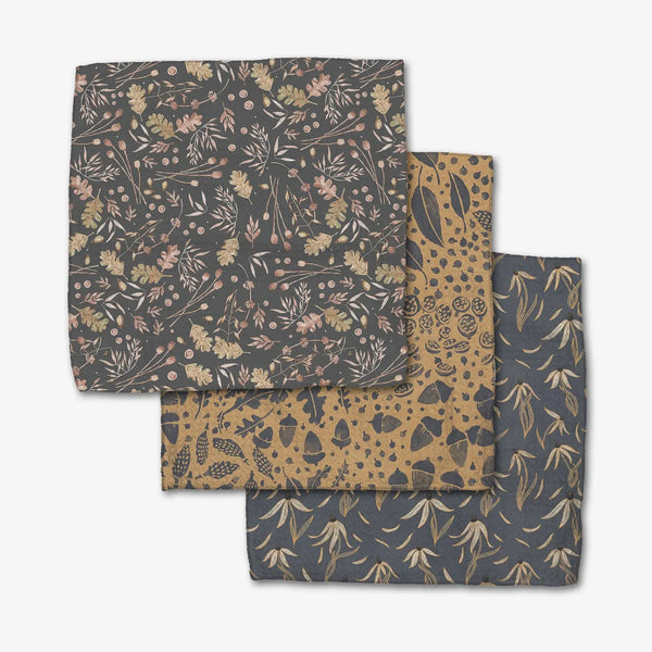 Autumn Harvest Dishcloth Set of 3 Geometry