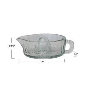 10 oz. Pressed Glass Juicer