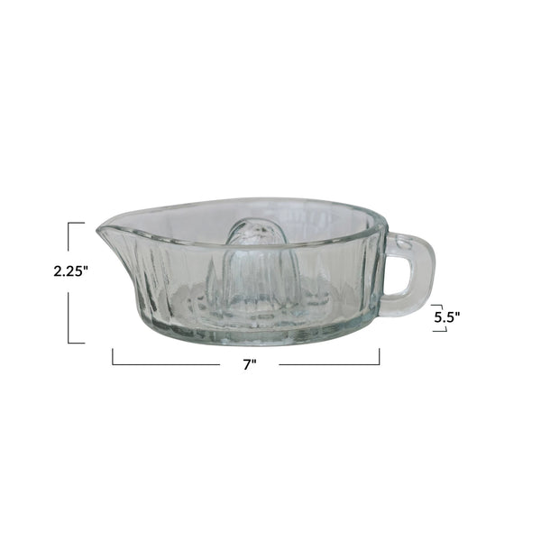 10 oz. Pressed Glass Juicer