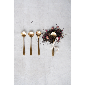 Bloom Stainless Steel Flower Spoons — 3-Piece Set