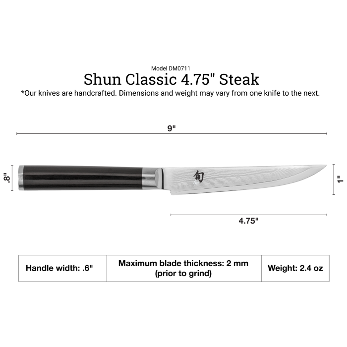 Classic Steak Knife 4.75"