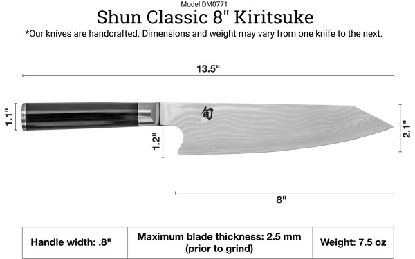 Classic Kiritsuke 8"