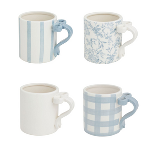 Bow Handle Mugs - 4 Different Styles to Choose From