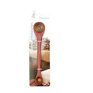 Island Bamboo 9-inch Pakkawood Double Sided Measuring Spoon