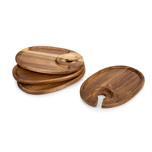 Acacia Tapas & Wine Plate Set of 4