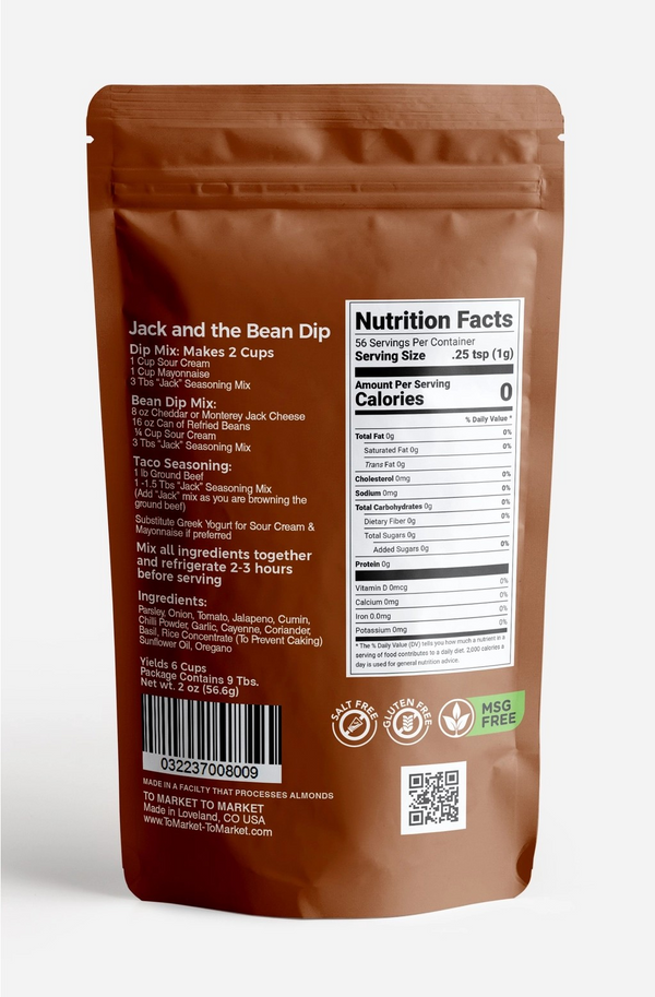 Jack and the Bean Dip - Dip Mix & Spread Mix
