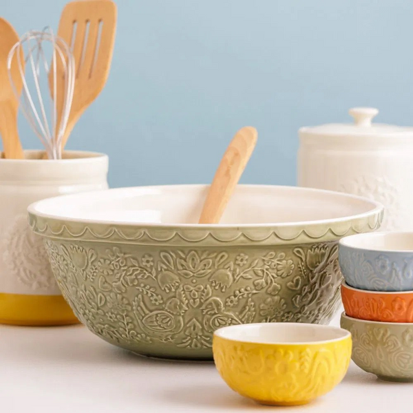 Mason Cash Mixing Bowls, Home to Roost Collection - Different Sizes and Colors to Choose From