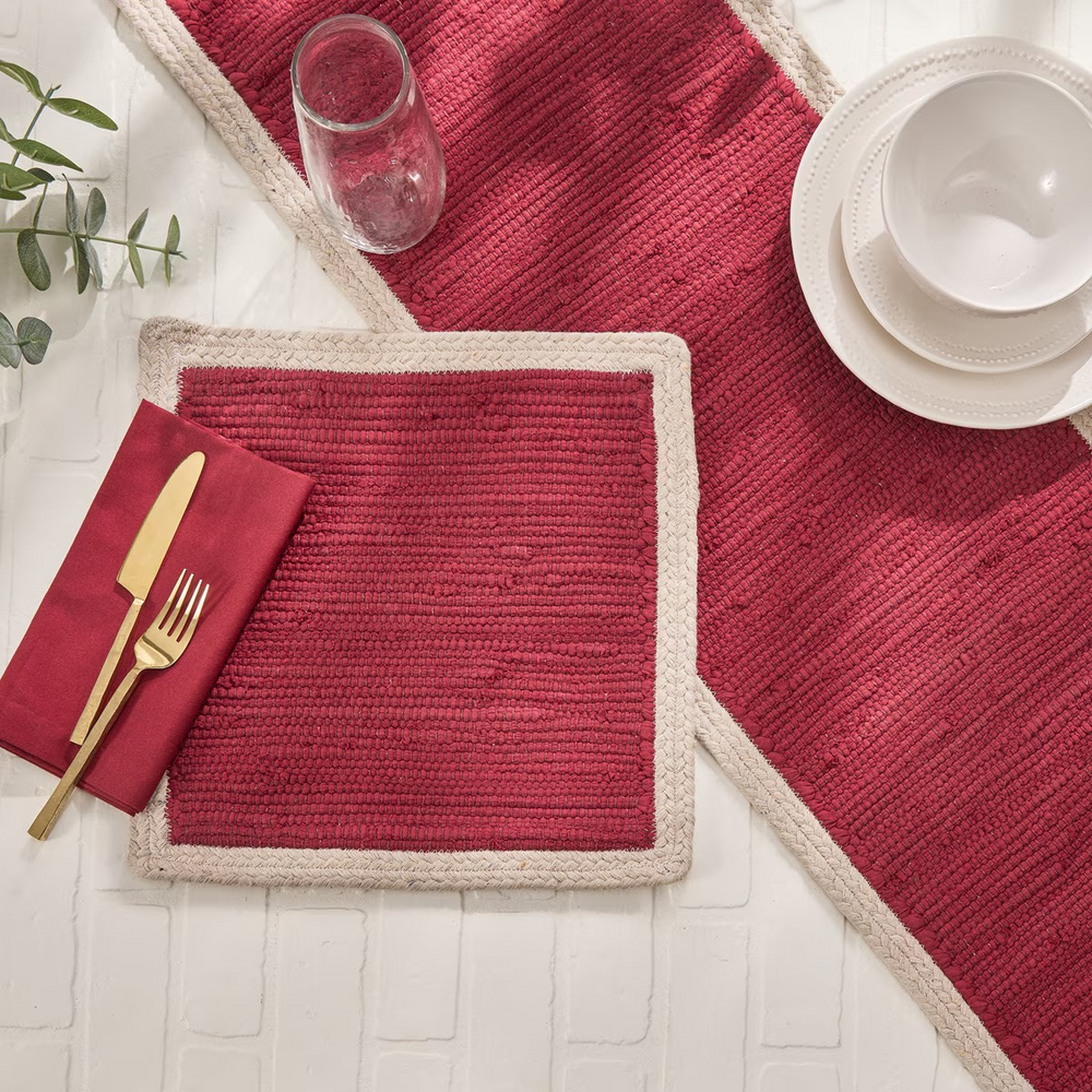 Dune Placemat in Merlot