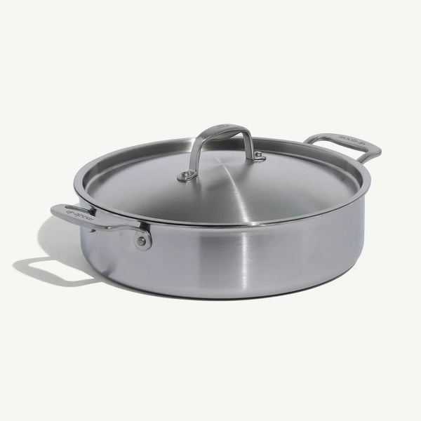 Stainless Rondeau W/Lid (2 Sizes)