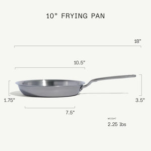 Made In Stainless Clad Frying Pan - Choose from 3 Sizes