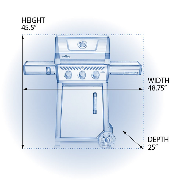 Freestyle 365 Grill - Choose Propane or Natural Gas