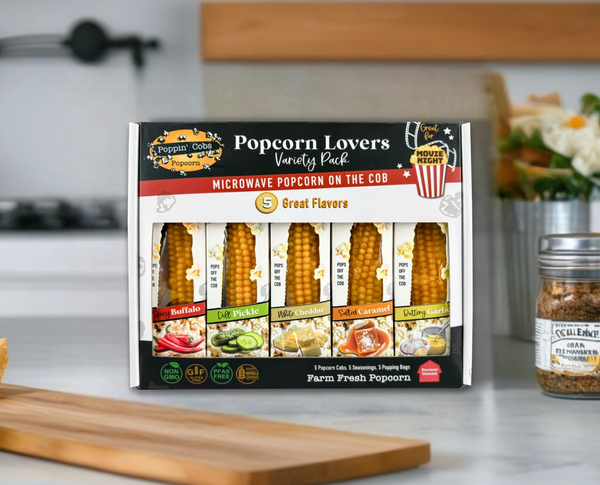 Movie Night Variety Pack - Poppin' Cobs Popcorn on the Cob