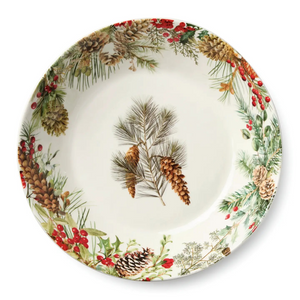 Woodland Pine and Berry Serving Bowl