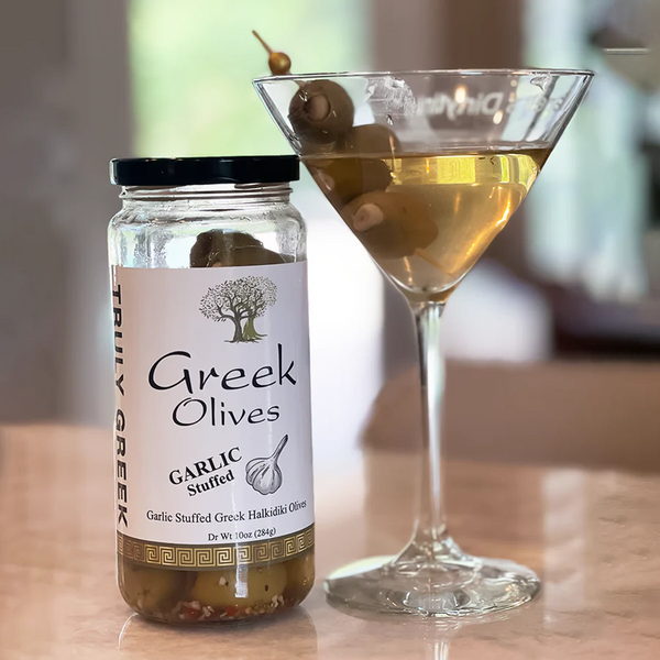 TRULY GREEK Stuffed Olives - Choose Jalapeno or Garlic