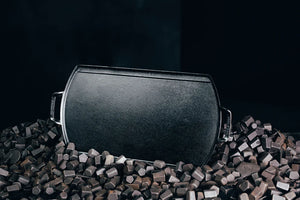 Cast Iron Double Burner Griddle (Blacklock)