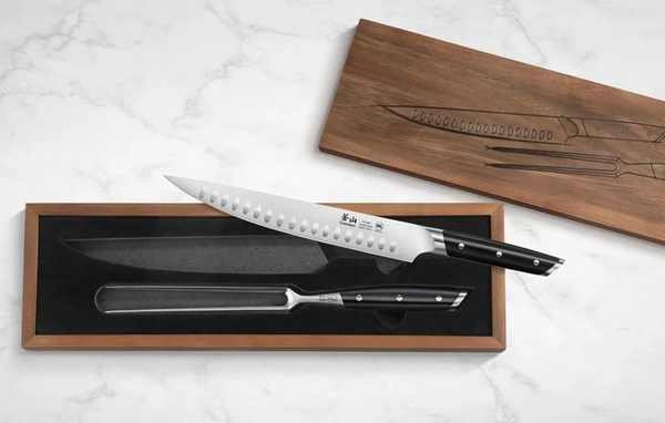 AKKA Series 2-Piece Carving Set with Acacia Box by Cangshan