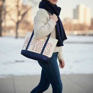Après Ski Canvas Tote